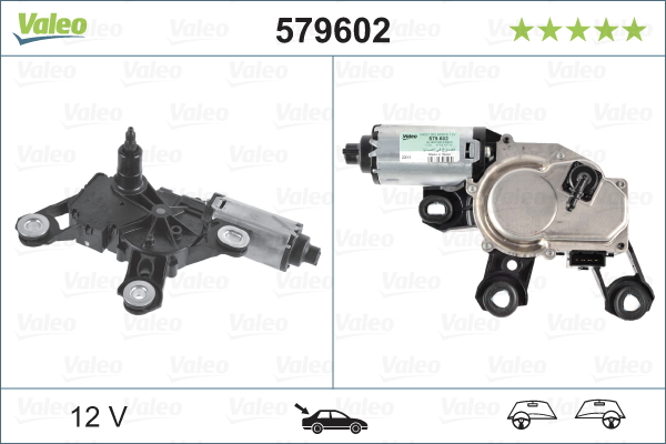 VALEO Ablaktörlö motor 579602_VALEO